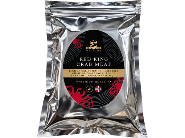 Chair de crabe royal rouge